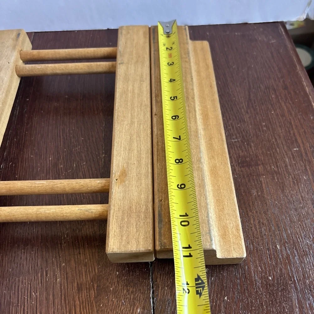 Pampered‎ Chef Wooden Expanding Trivet Holder Made In USA